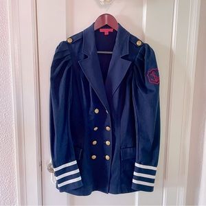 Betsey Johnson Nautical Sailor Jacket